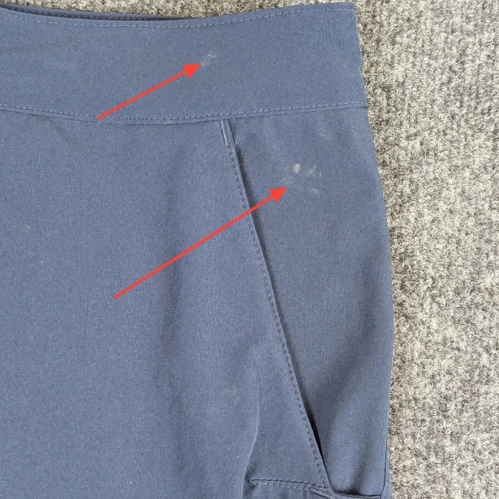 The North Face Mens Motion Pants Navy Blue UPF 40+ Stretch Hiking 38x32